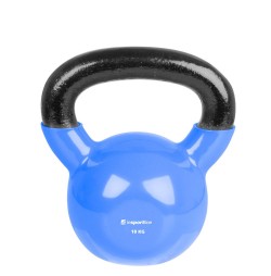 Gantera vinil inSPORTline Kettlebell 18 kg