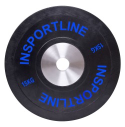 Greutate cauciucata inSPORTline Bumper Plate 15kg