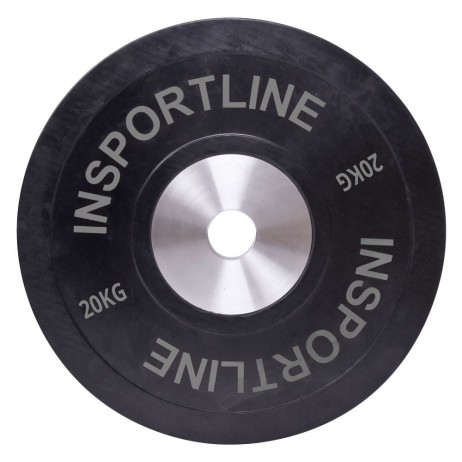 Greutate cauciucata inSPORTline Bumper Plate 20kg