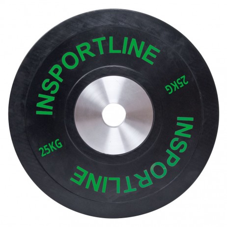 Greutate cauciucata inSPORTline Bumper Plate 25kg