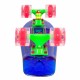 Penny board WORKER Transpy 400 22'' cu roti iluminate