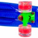 Penny board WORKER Transpy 400 22'' cu roti iluminate