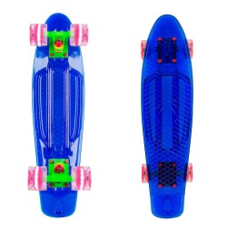 Penny board WORKER Transpy 400 22'' cu roti iluminate