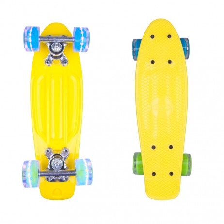 Mini Penny board Worker Pico 17'' cu roti iluminate