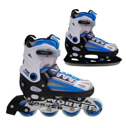 Patine WORKER Nolan 2 in 1- Albastru