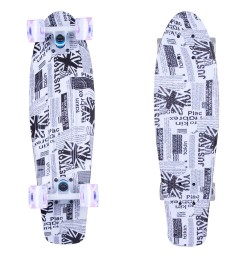 Penny board Worker Engly Pro 27'' cu roti iluminate