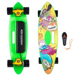 WORKER Longboard electric Smuthrider-galben/verde