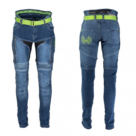 Pantaloni Moto Jeans Femei W-TEC Ekscita