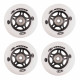 Roti WORKER 76 mm si rulmenti ABEC-7 Chrome - set 4 buc.