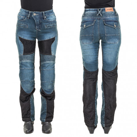 Pantaloni Moto Femei Jeans W-TEC Bolftyna