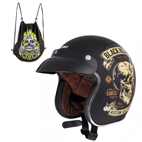 Casca Moto W-TEC V541 Black Heart