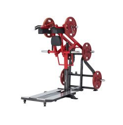 Aparat genuflexiuni Steelflex Plateload Line PLSS -Negru-Rosu