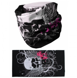 Bandana Multifunctionala MTHDR Skull Pink