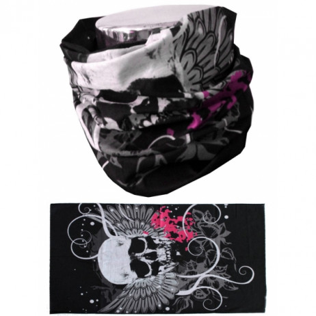 Bandana Multifunctionala MTHDR Skull Pink