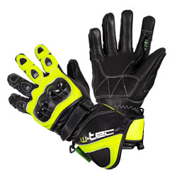 Motorcycle Gloves W-TEC Supreme EVO- negru-verde
