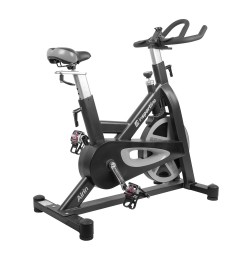 Bicicleta indoor cycling inSPORTline Airin/Negru-Gri