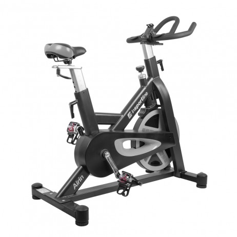 Bicicleta indoor cycling inSPORTline Airin/Negru-Gri