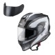 Casca Moto Integrala W-TEC Integra Graphic Negru/Alb