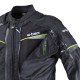 Geaca Moto Barbati W-TEC Progair Negru/Galben Florescent