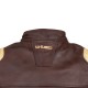Geaca Moto Barbati Piele W-TEC Retro Maro/Bej