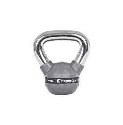 Gantera Kettlebell cauciucata inSPORTline PU 4 kg