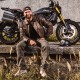 Geaca Moto Piele pentru Barbati W-TEC Black Heart Bomber