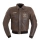 Geaca Moto Piele pentru Barbati W-TEC Black Heart Bomber