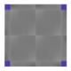 Piesa laterala covor de protectie puzzle inSPORTline Simple Gray - 2 bucati