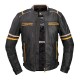 Geaca Moto Barbati Piele W-TEC Traction Negru