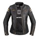 Geaca Moto Femei Piele W-TEC Stripe Lady Negru