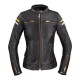 Geaca Moto Femei Piele W-TEC Stripe Lady Negru