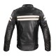 Geaca Moto Barbati Piele W-TEC Stripe Negru/Crem