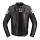 Geaca Moto Barbati Piele W-TEC Stripe Negru/Crem