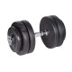 Set de gantere cu plăci de ciment inSPORTline CEM 180 + 40 cm/30 mm 80 kg