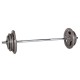 Set de gantere inSPORTline Hamerton 120 + 52 cm/30 mm 80 kg
