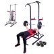 Aparat Multifunctional inSPORTline Power Tower si Set Gantere 3-50 kg