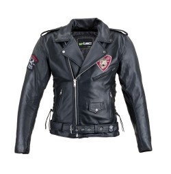 Geaca Moto Piele Barbati W-TEC Black Heart Perfectis