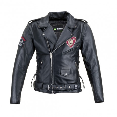 Geaca Moto Piele Barbati W-TEC Black Heart Perfectis