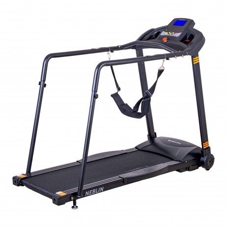 Banda de alergare electrica inSPORTline Neblin, 1.75 CP, 130 kg, Negru Inchis