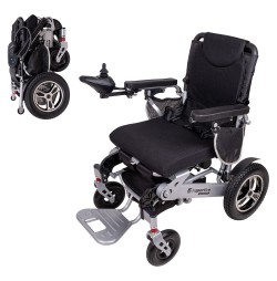 Scaun cu rotile electric inSPORTline Hawkie Evo II cu spatar reglabil 700 W
