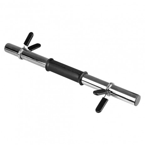 Bara gantera inSPORTline Onepump 45 cm / 30 mm cu sigurante