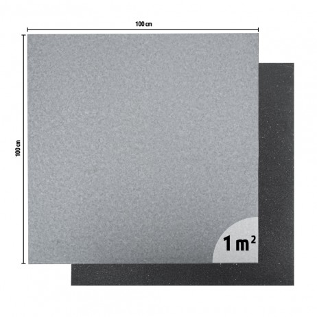 Covoraș de podea rezistent inSPORTline Luxteko plat 100 x 100 x 1,5 cm