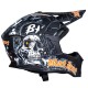 Cască de motocross W-TEC Black Heart Harzdorf - neagra
