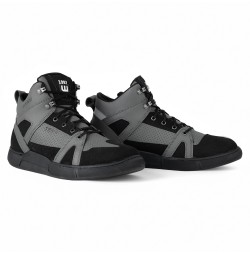 Ghete de motocicletă W-TEC Milwook – Gri-Negru