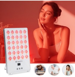 Panou de terapie cu lumină infraroșie LED inSPORTline Veluni – 4x30 LED - Alb