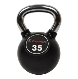 Gantera cauciucata inSPORTine Kettlebell 35 kg