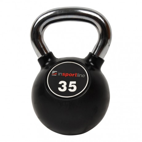 Gantera cauciucata inSPORTine Kettlebell 35 kg